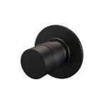 Inbouwstopkraan Brauer Black Edition Rond Mat Zwart, Ophalen of Verzenden, Nieuw, Kraan