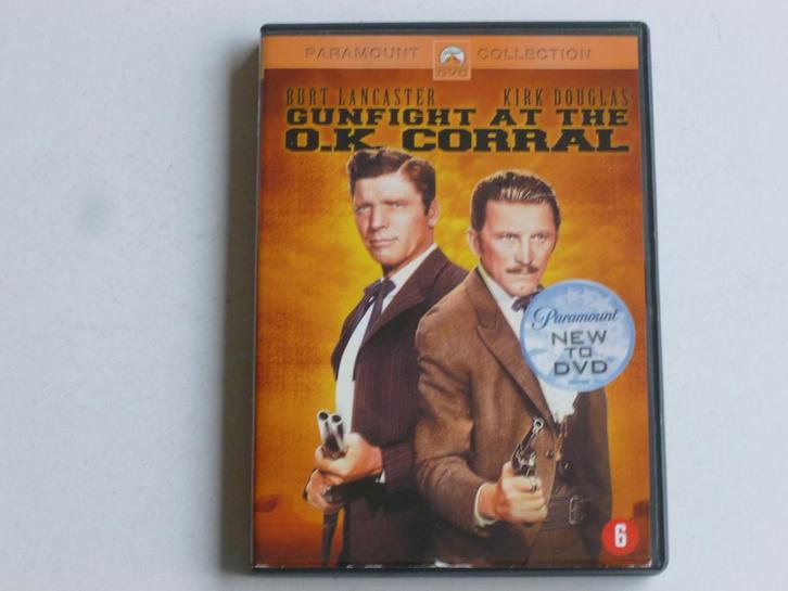 Gunfight at the O.K. Corral - Burt Lancaster, Kirk Douglas (, Cd's en Dvd's, Dvd's | Klassiekers, Zo goed als nieuw, Verzenden