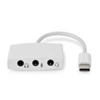 USB C naar 3x jack 3.5 mm adapterkabel | Nedis | 0.1 meter, Verzenden, Nieuw
