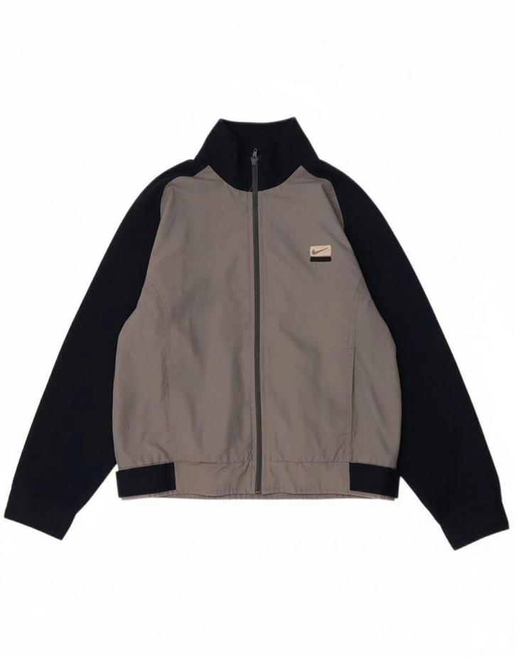 NIKE Boys Bomber Jacket 10-11 Years Medium Grey Colourblock, Kleding | Heren, Jassen | Winter, Verzenden