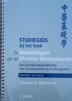 Studiegids bij het boek De Grondslagen van de Chinese, Boeken, Verzenden, Zo goed als nieuw, Giovanni Maciocia