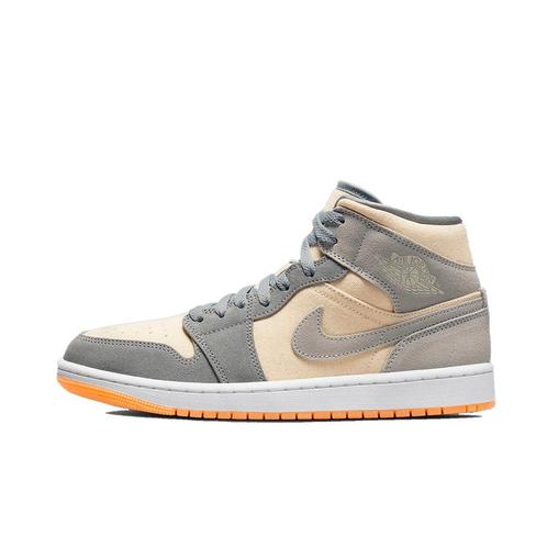 -9% Nike  Nike Air jordan 1 mid se coconut milk particle gre, Kleding | Dames, Schoenen, Grijs, Nieuw, Verzenden