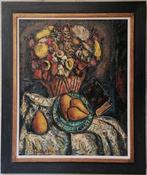 Johan Bezaan (1894-1952) - Bont stilleven met peren en, Antiek en Kunst