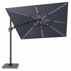 Challenger T2 glow zweefparasol 300x300 cm antraciet met, Tuin en Terras, Parasols, Ophalen of Verzenden, Nieuw