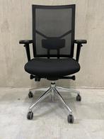 Refurbished Bureaustoel, Ergonomisch Tegen Rugklachten, Verzenden, Zwart, Zo goed als nieuw, Bureaustoel