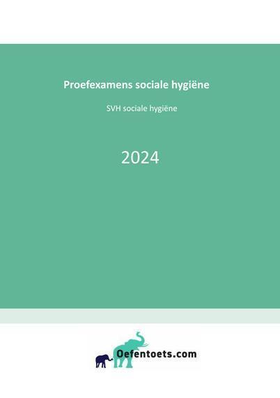 Oefentoets sociale hygiëne, Boeken, E-books, Overige onderwerpen
