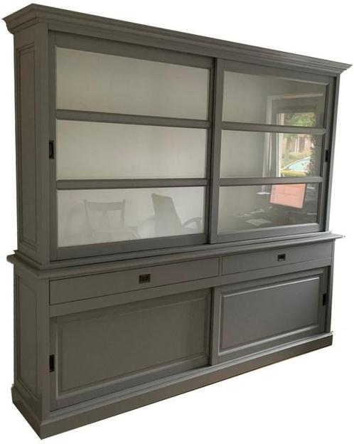 Buffetkast grijs Ermelo 240cm, Huis en Inrichting, Kasten | Buffetkasten, Ophalen of Verzenden