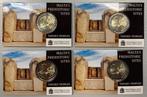 Malta. 2 Euro 2021 Temple de Tarxien en coincard (avec