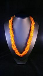 Gepolijst - Barnsteen - Long Baltic Amber necklace - clear, Antiek en Kunst