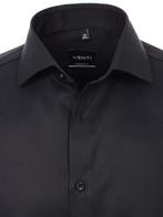Venti Overhemd Zwart Modern Fit 001880-800, Kleding | Heren, Overhemden, Nieuw, Zwart, Verzenden