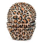Cupcake Vormpjes HoM Luipaard 50x33mm. 48st., Verzenden, Nieuw