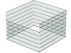 Bladkorf | Breedte 250 x 250 cm | Groen RAL6009, Tuin en Terras, Verzenden, Nieuw