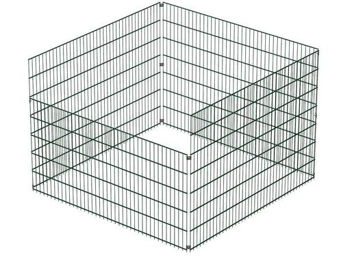 Bladkorf | Breedte 250 x 250 cm | Groen RAL6009, Tuin en Terras, Overige Tuin en Terras, Nieuw, Verzenden
