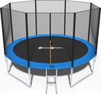 Duurzame trampoline 366 cm met elastische springmat en U-..., Ophalen of Verzenden, Nieuw