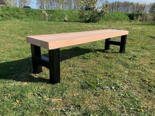 Bank Industrieel Douglas Hapro - 300 x 42 x 45 cm - Meerdere, Tuin en Terras, Tuinbanken, Nieuw, Ophalen of Verzenden