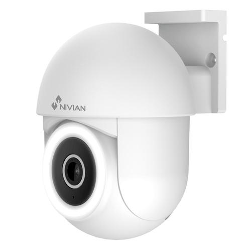 Nivian IPC-0S4-L-MINI Full HD 4MP witte Wi-Fi mini PT full, Audio, Tv en Foto, Videobewaking, Nieuw, Ophalen of Verzenden