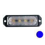 LED flitser 4-voudig ultra flat Blauw, Auto-onderdelen, Verlichting, Ophalen of Verzenden, Nieuw