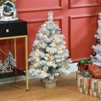 Kerstboom 92 Cm, LED-verlichting, Sneeuwtakken, Dennenappels, Diversen, Verzenden, Nieuw