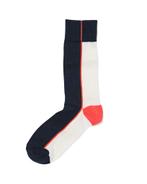 HEMA Heren sokken met katoen kleurblokken donkerblauw, Nieuw, Verzenden
