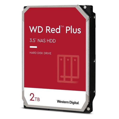 WD Red Plus 2TB 5400rpm 64MB, Computers en Software, Harde schijven, Verzenden