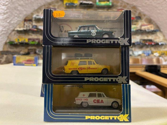 ProgettoK 1:43 - Modelauto (3) - Alfa Romeo Giulia, Hobby en Vrije tijd, Modelauto's | 1:5 tot 1:12