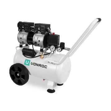 PRO Stille Compressor – 57,5dB | 24 L - Olievrij – 750W - beschikbaar voor biedingen