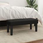 vidaXL Bankje 70x30x30 cm kunstleer zwart, Huis en Inrichting, Verzenden, Nieuw, Leer, Minder dan 150 cm