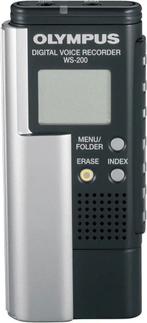 Olympus WS-200S Digital Voice Recorder - Zwart (Nieuw), Verzenden, Nieuw