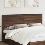 vidaXL Hoofdbord met hoofdeinde Bruin Eiken 180 cm Bewerkt, Verzenden, Nieuw, Bruin, Hout