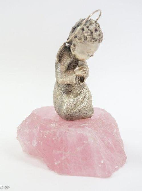 Gioielleria Goldoni Milano - Figuur - Figura di angelo in, Antiek en Kunst, Antiek | Goud en Zilver