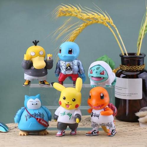 Pokémon - Streetwear Actiefiguren 8-10cm, Kinderen en Baby's, Speelgoed | Actiefiguren, Verzenden