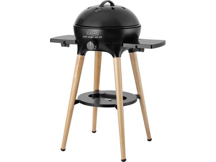 CADAC Citi Chef 40 FS - Gasbarbecue - Ø 40 cm - Zwart, Tuin en Terras, Houtskoolbarbecues, Zo goed als nieuw, Verzenden