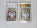 Pokémon - 2 Graded card - Pikachu 098/SV-P Full art - GG 10, Nieuw