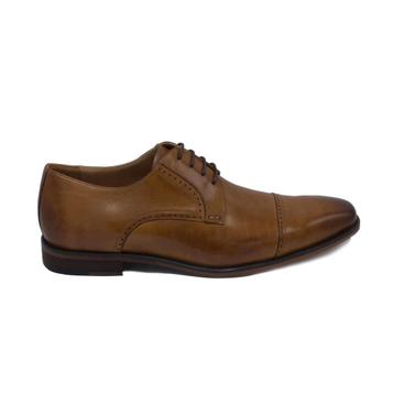 GENTS - Cognac cap toe - 41 beschikbaar voor biedingen