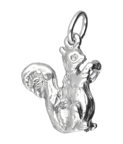 Zilveren Eekhoorn ketting hanger, Sieraden, Tassen en Uiterlijk, Kettinghangers, Verzenden
