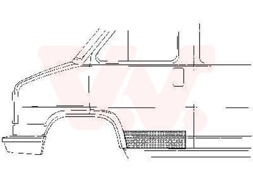 PLAATWERKPANELEN AUTODEUR VOOR CITROEN C25 280/290 1982-1994, Auto diversen, Auto-accessoires, Nieuw, Ophalen of Verzenden