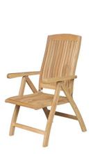 Teakea - Teak Vijf Standen Tuinstoel Linda | Vijf standen, Verzenden, Nieuw, Teakhout