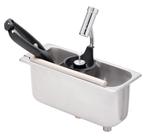 GGM Gastro | Ijslepel spoelbak met schepspoeler & |, Verzenden, Nieuw in verpakking, RVS Meubilair