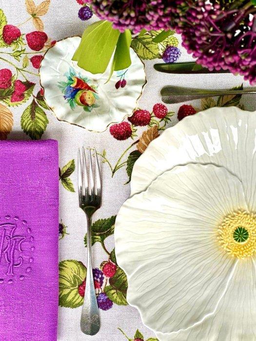 Bloemenprint tafellaken, ruime tafels. 2,70 x 1,80 -, Antiek en Kunst, Curiosa en Brocante