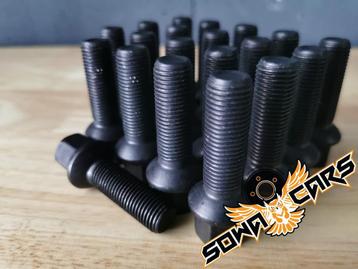 Nieuwe ZWART wielbouten M14x1,50 Bolconisch 45mm - 50mm beschikbaar voor biedingen