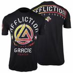 Affliction Clothing Affliction Gracie Fighter T-shirt Zwart, Nieuw, Maat 46 (S) of kleiner, Affliction Clothing, Ophalen of Verzenden