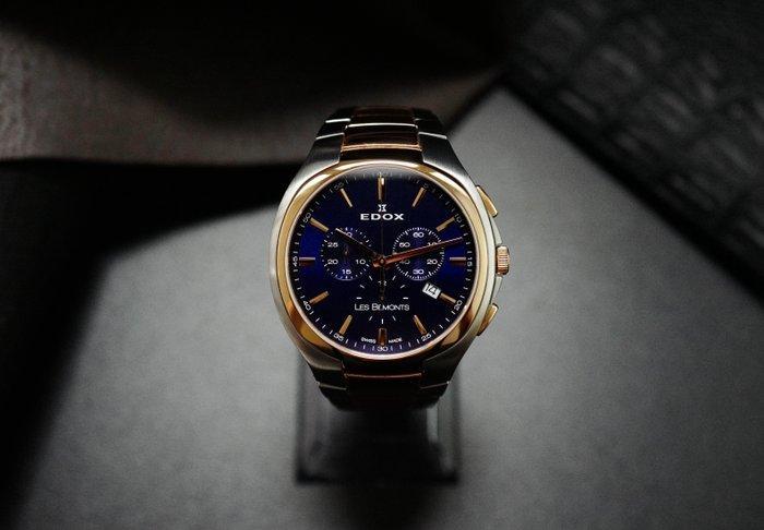 Edox - Les Bemonts Ultra Slim Chronograph - Zonder, Sieraden, Tassen en Uiterlijk, Horloges | Heren