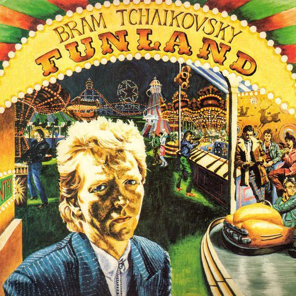 LP gebruikt - Bram Tchaikovsky - Funland, Cd's en Dvd's, Vinyl | Rock, Zo goed als nieuw, Verzenden