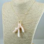 Koraal - Verguld, Zilver - Ketting met hanger - KORAAL, Verzamelen, Mineralen en Fossielen