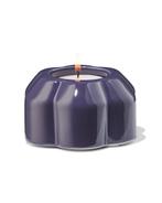 051 Theelichthouder keramiek bloem donkerblauw, Huis en Inrichting, Woonaccessoires | Kandelaars en Kaarsen, Verzenden, Nieuw