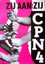 ZIJ AAN ZIJ CPJN LIJST 4 op vintage poster (lijst optie), Verzamelen, Posters, Verzenden, Nieuw, Overige onderwerpen, Met lijst