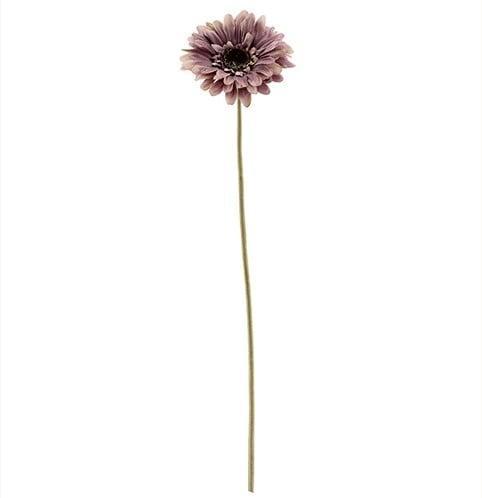 Gerbera Dry Colour Mauve Zijden 53 cm per stuk, Huis en Inrichting, Woonaccessoires | Kunstplanten en Kunstbloemen, Nieuw, Ophalen of Verzenden