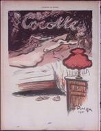 Vrouw op bed - Litho Kees van Dongen (lijst optie, lithos), Verzenden