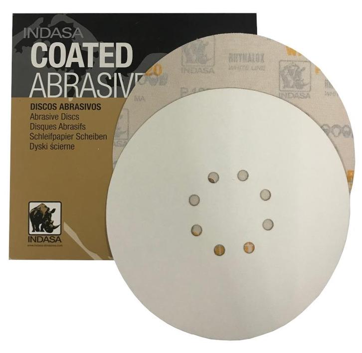 Indasa WHITE LINE Schuurschijven 225mm voor PLANEX, Mirka LE, Doe-het-zelf en Verbouw, Schildersmaterialen, Nieuw, Ophalen of Verzenden