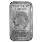 1 Troy Ounce - Zilver .999 - 1 oz Aztec Calendar 999 Fine